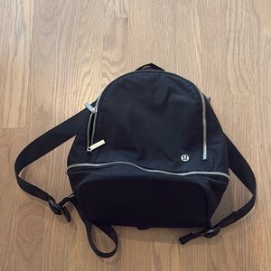 Lululemon Athletica Black Backpack Modern Design